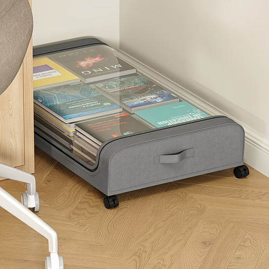Under Bed Storage Container with Wheels & Lid